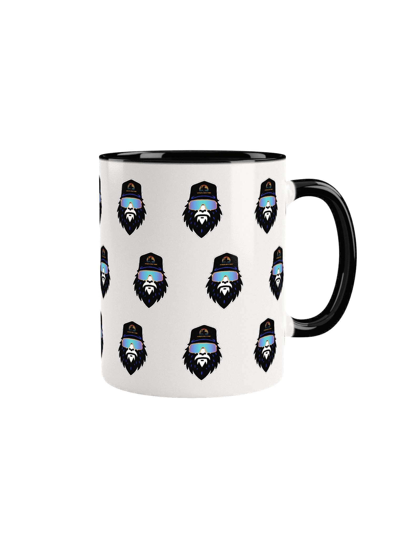 Destination Bigfoot Bronco Bigfoot Monogram Ceramic Mug with Color Inside (Multiple Colors Available) product image (10)