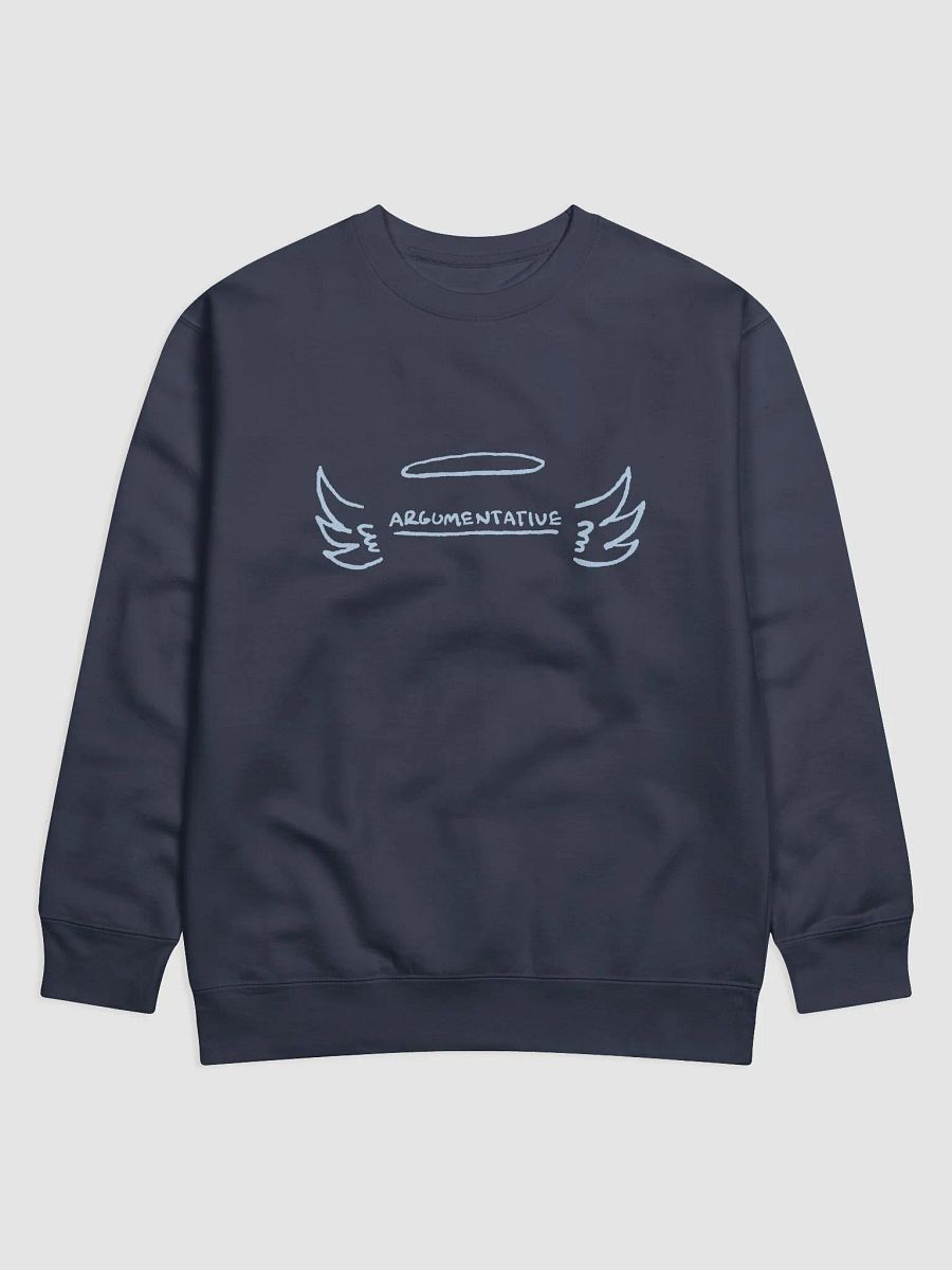 ANGELIC (light blue design) Printed Premium Cotton Crewneck product image (17)