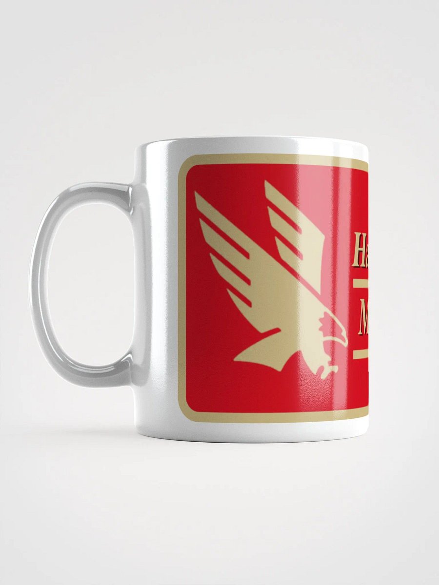 HBM Logo White Glossy Mug product image (6)