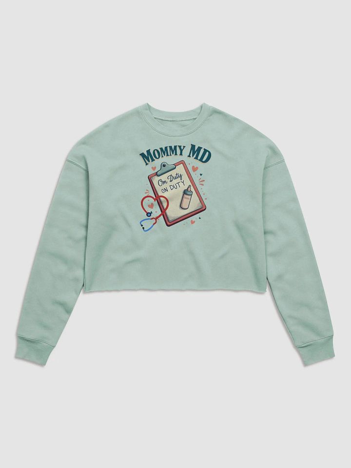 Mommy MD On Duty Crop Sweatshirt product image (25)