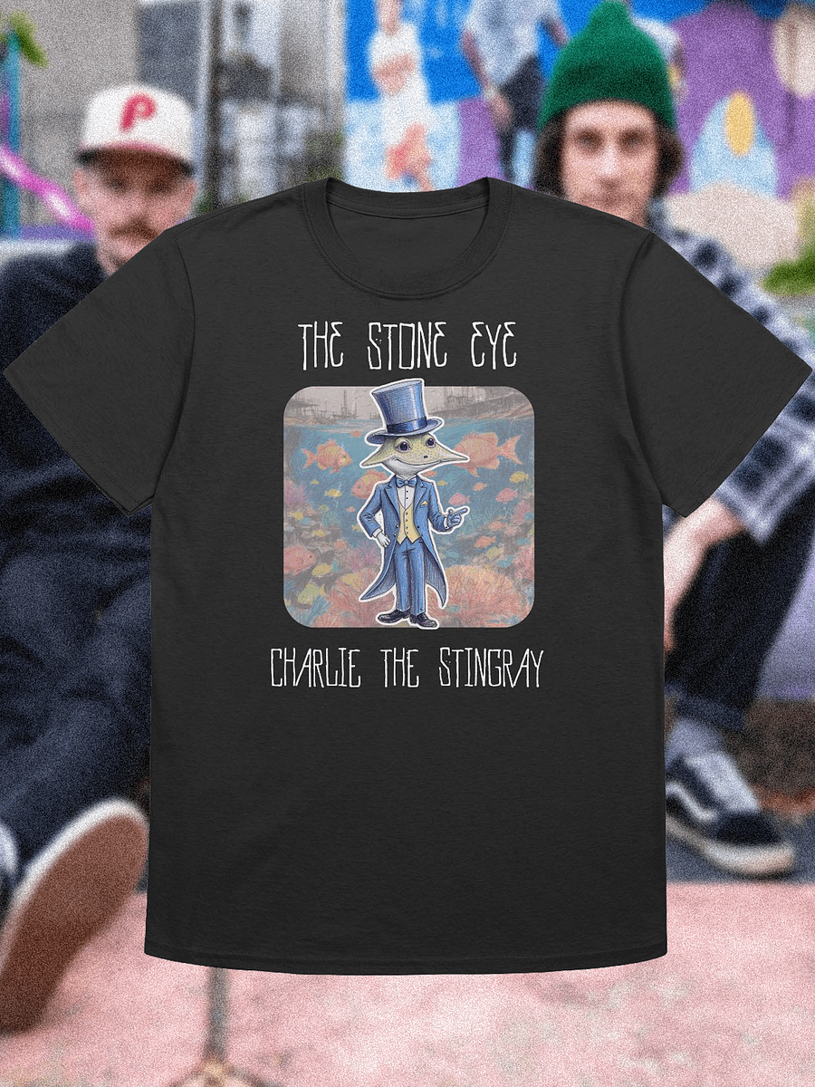 Charlie the Stingray T-Shirt (Black) product image (1)