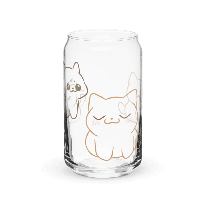 Cat Stack Can-Shaped Glass product image (1)