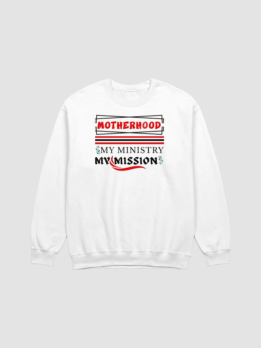 Motherhood Vibes Gildan Crewneck Sweatshirt. product image (2)