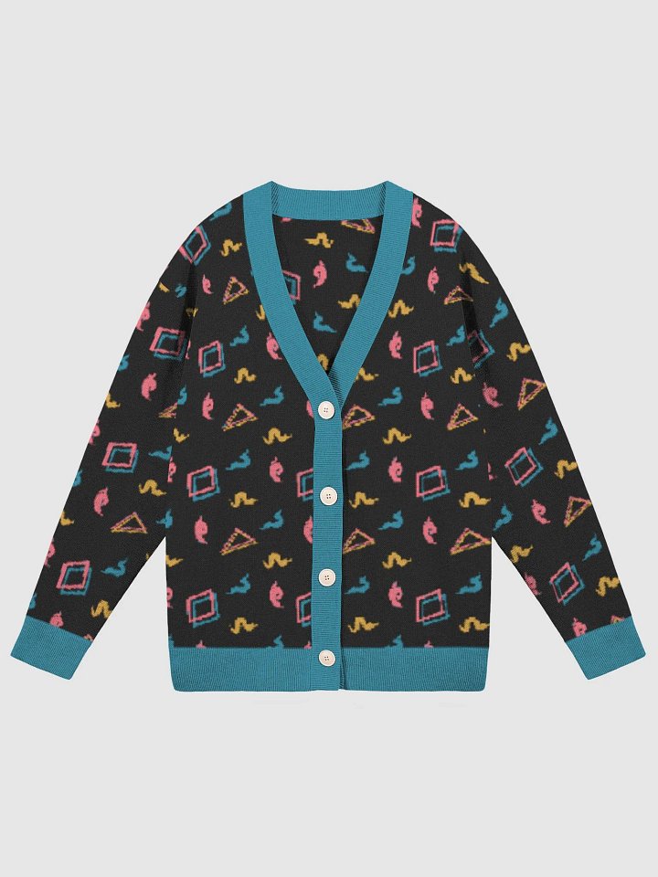 Oh Worm black knit cardigan product image (1)