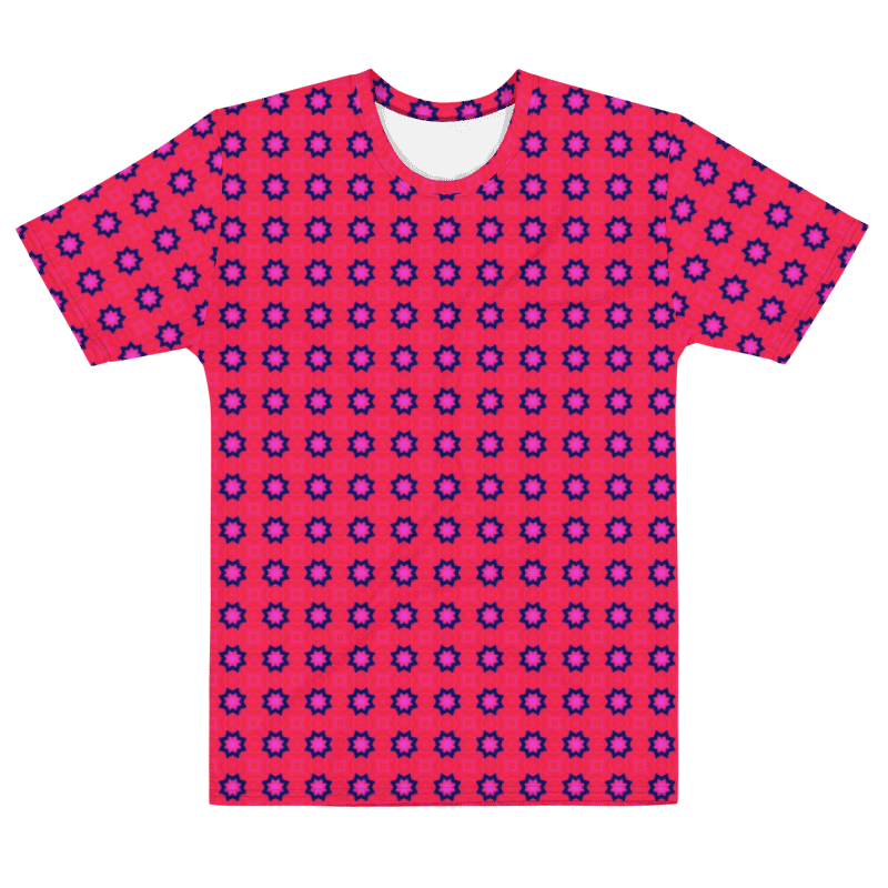 Abstract Red Men's Crewneck T Shirt product image (11)