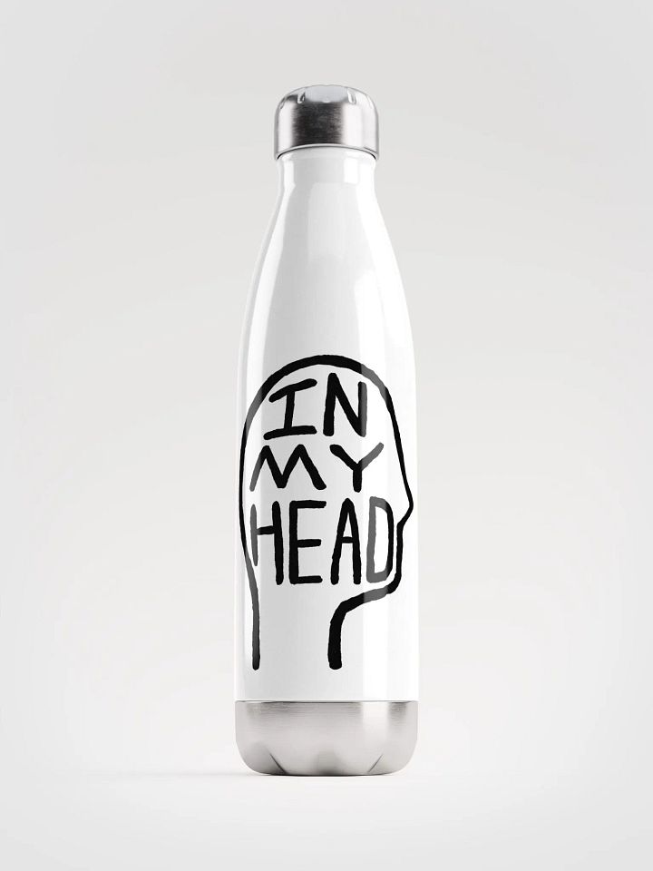 In My Head stainless steel water bottle product image (2)