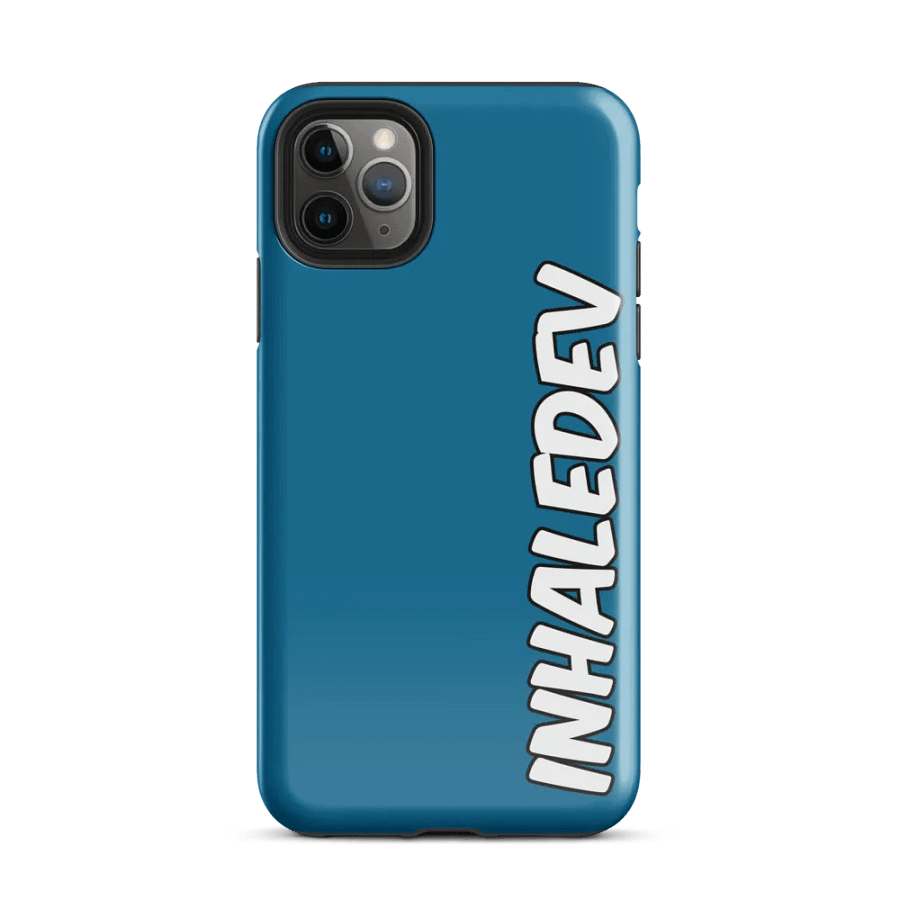 Blue InhaleDev iPhone Tough Case product image (2)