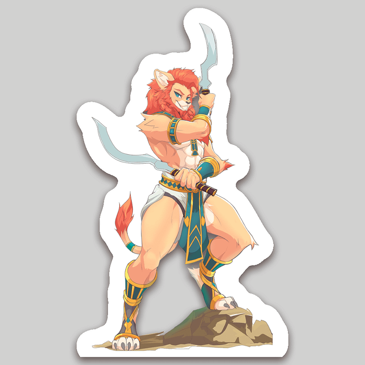 Male Ah'lina Sticker product image (1)