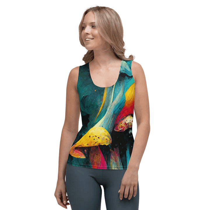 Whimsical Mushroom Dream All-Over Tank Top product image (1)