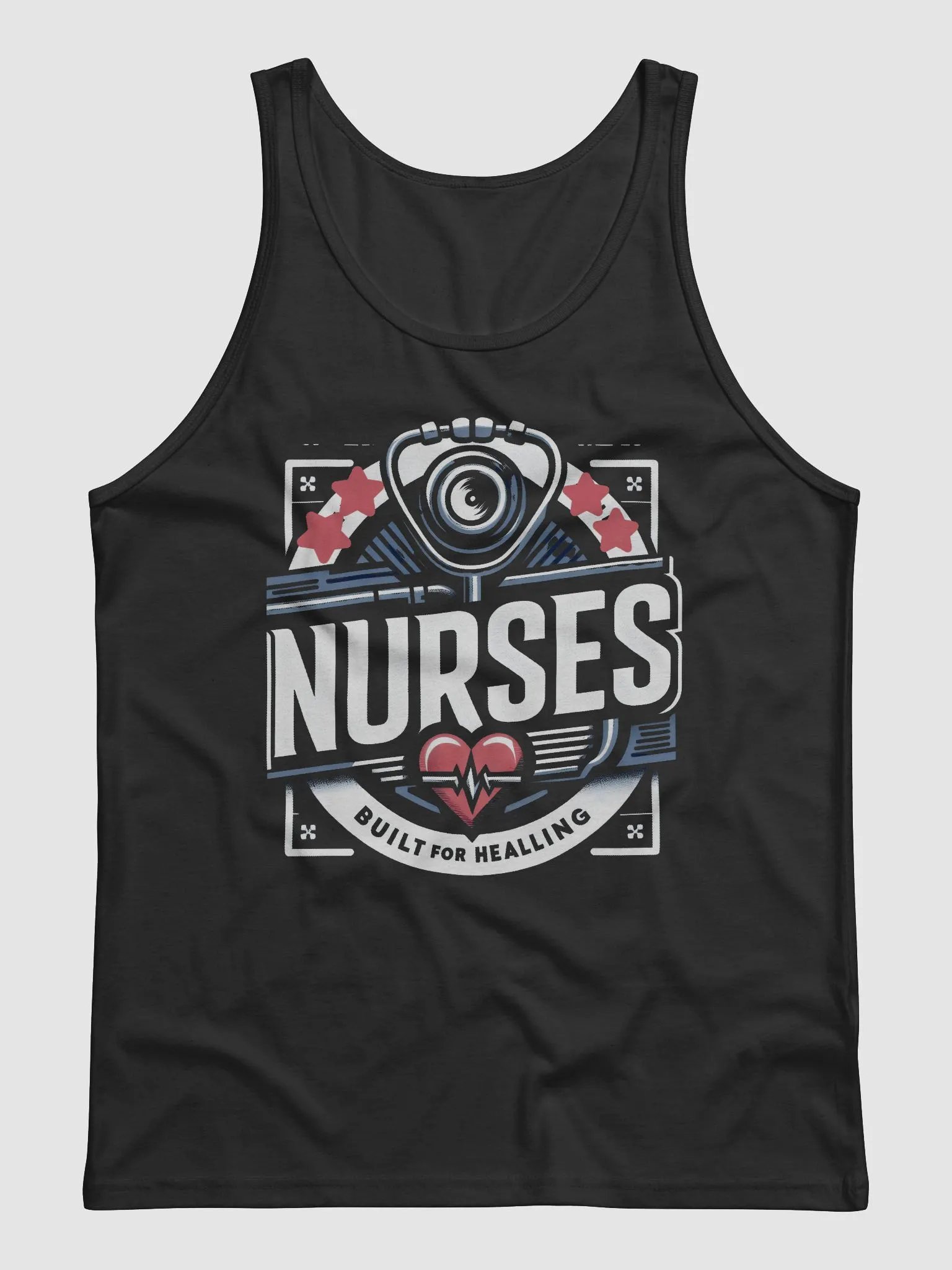 Built for healing Nurse Tribute Tank product image (1)