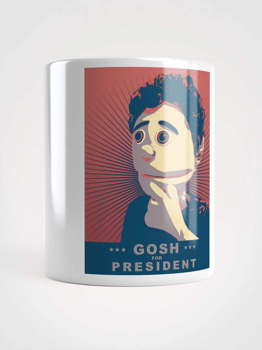 Gosh For President White Glossy Mug product image (14)