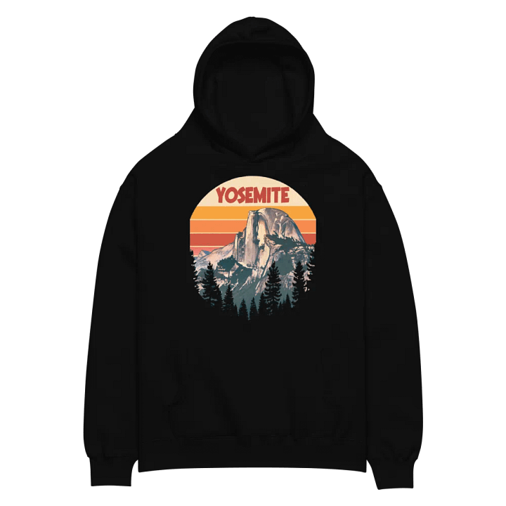 Vintage Yosemite Retro Mountain Unisex Hoodie product image (3)