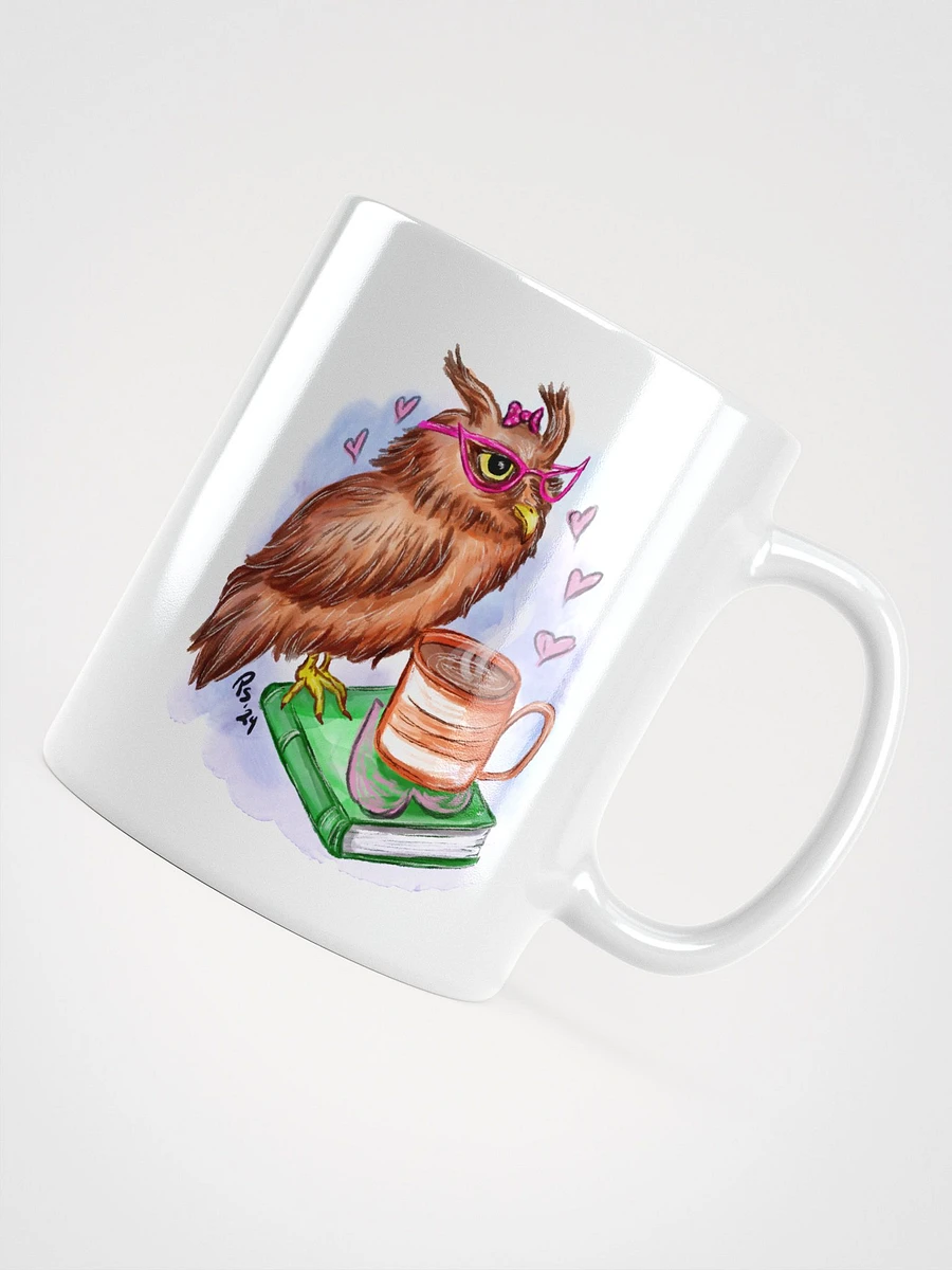 Owl and Coffee White Mug product image (7)