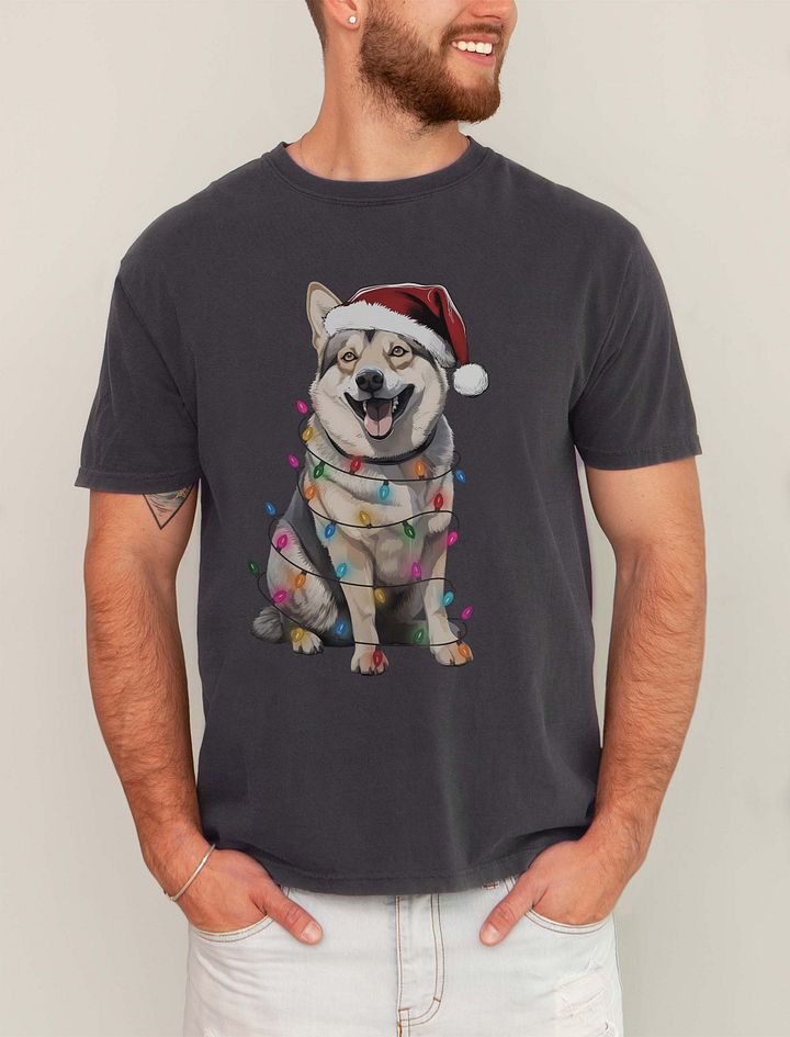 Funny Swedish Vallhund Christmas T-Shirt for Wolf Corgi Paw-rents product image (21)