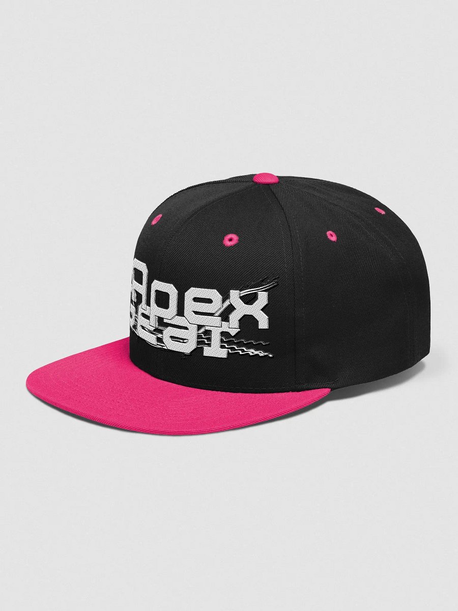 Wool Blend Snapback Cap - Embroidery - White HApex Gear White Logo product image (6)