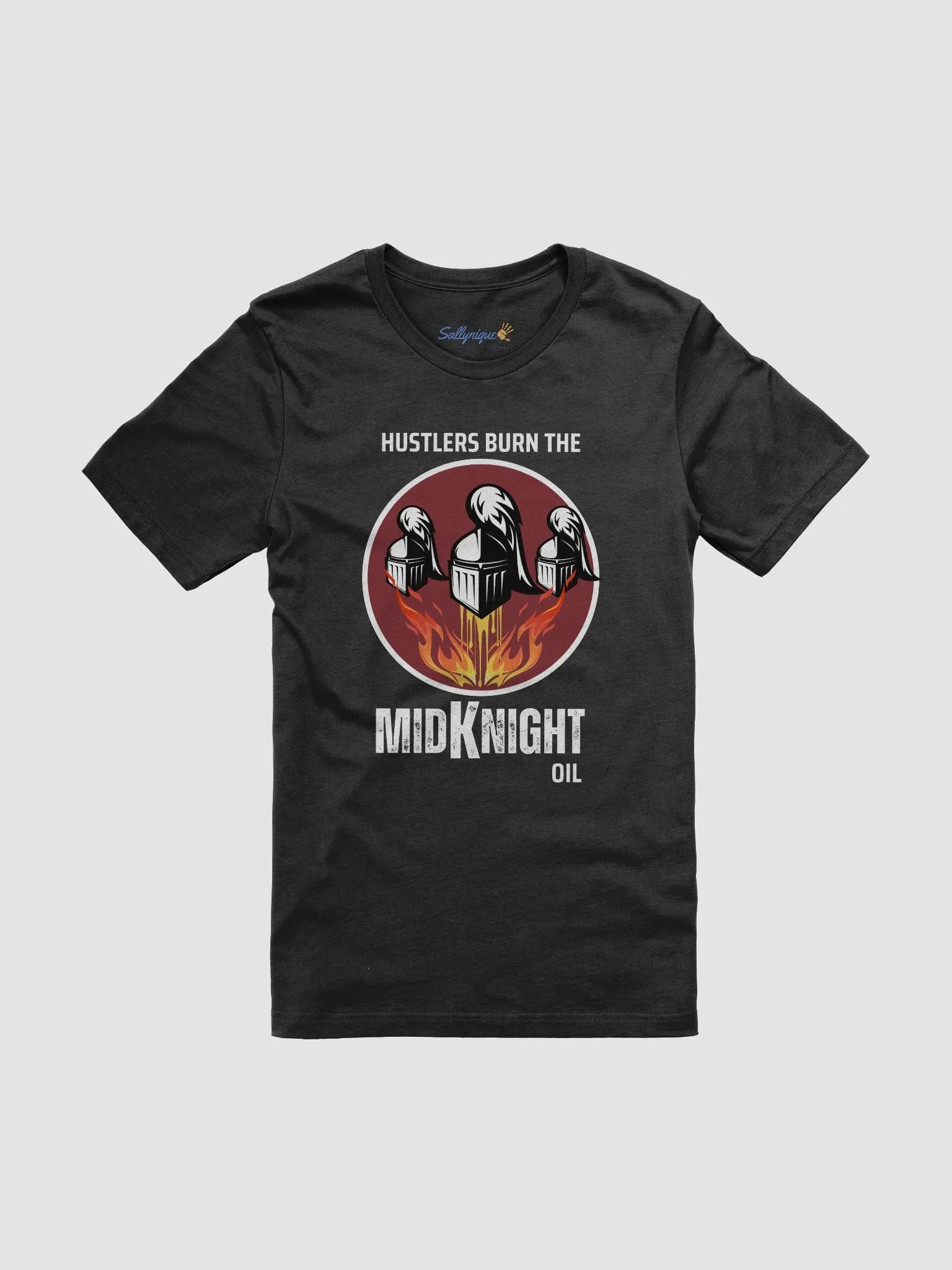 Hustlers Burn the Midknight Oil graphic T-Shirt product image (1)