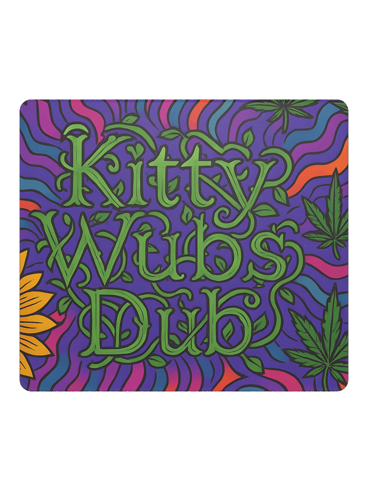Kitty Sunflower Mouse Pad product image (3)