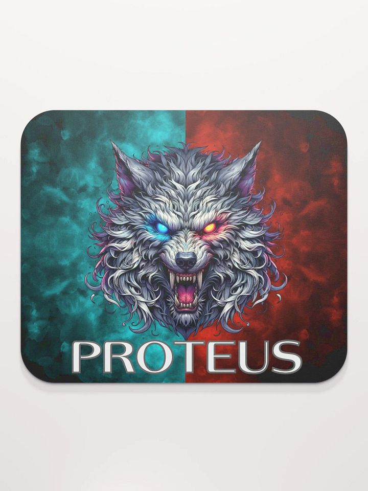 Fierce Glow Wolf Classic Mouse Pad product image (2)