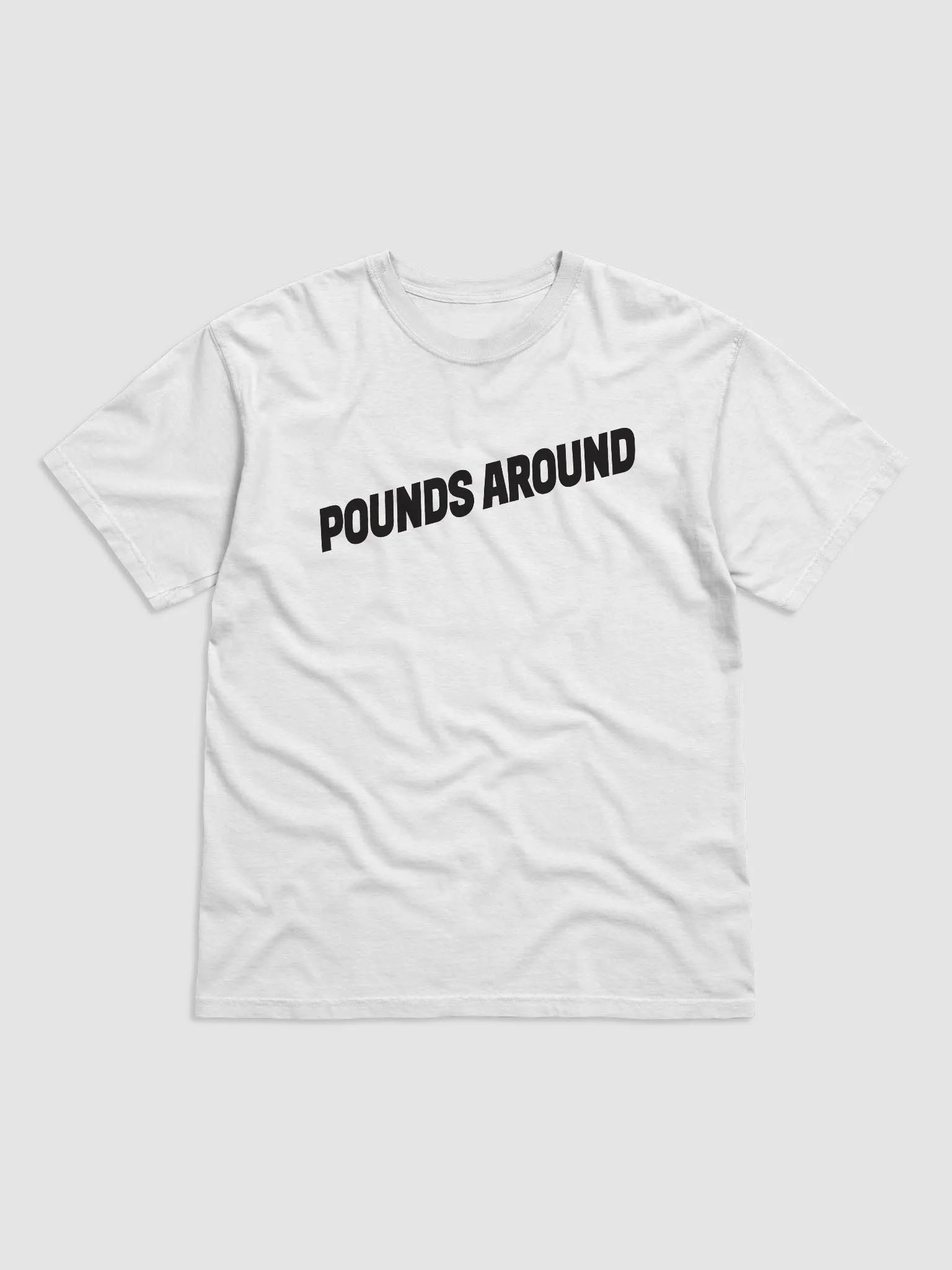 POUNDS AROUND WHITE T SHIRT product image (1)
