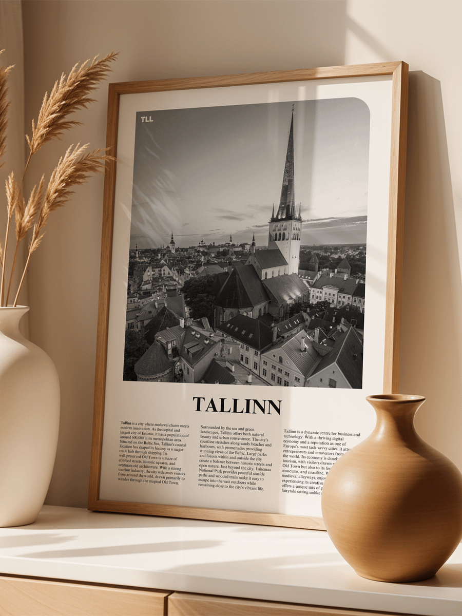 Tallinn 02 Newspaper Poster product image (3)