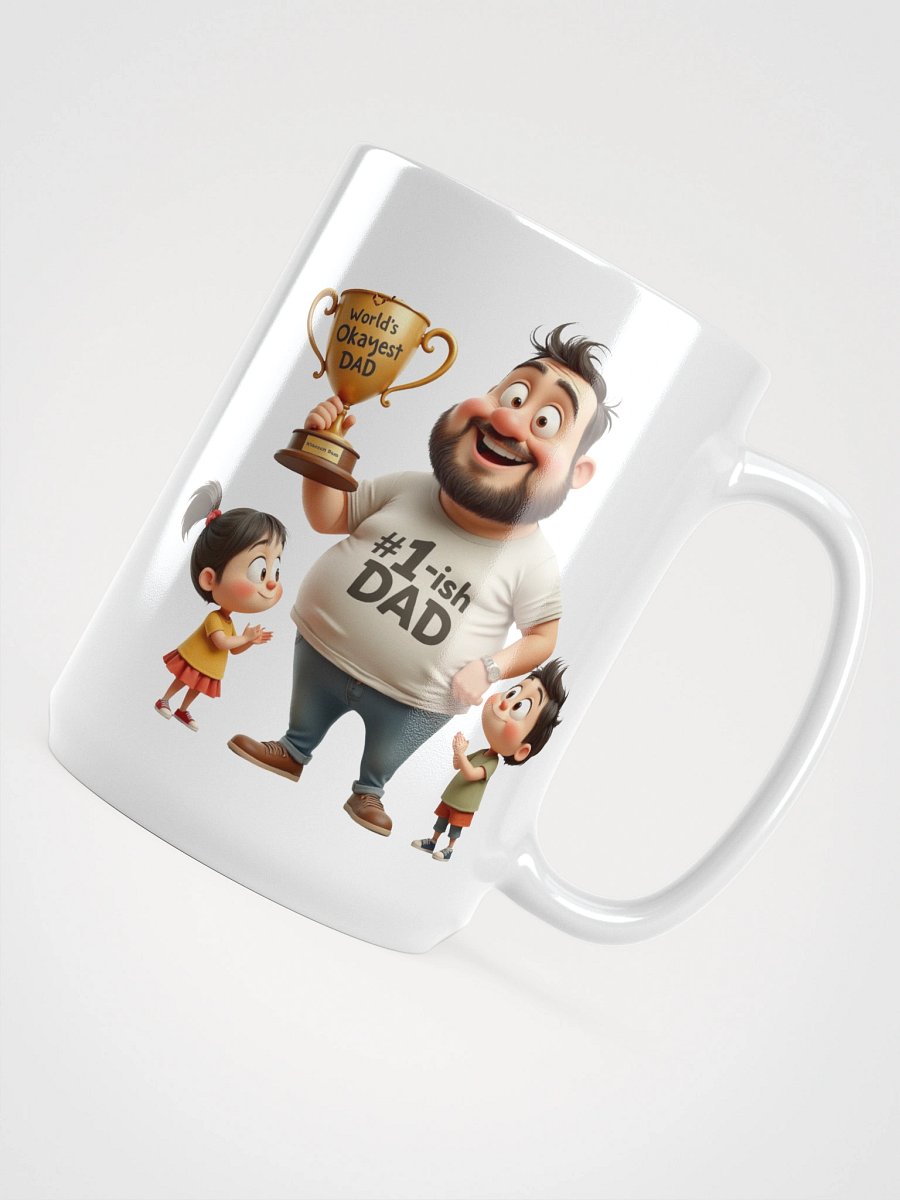 World’s Okayest Dad – Funny Cartoon Father’s Day Design product image (4)