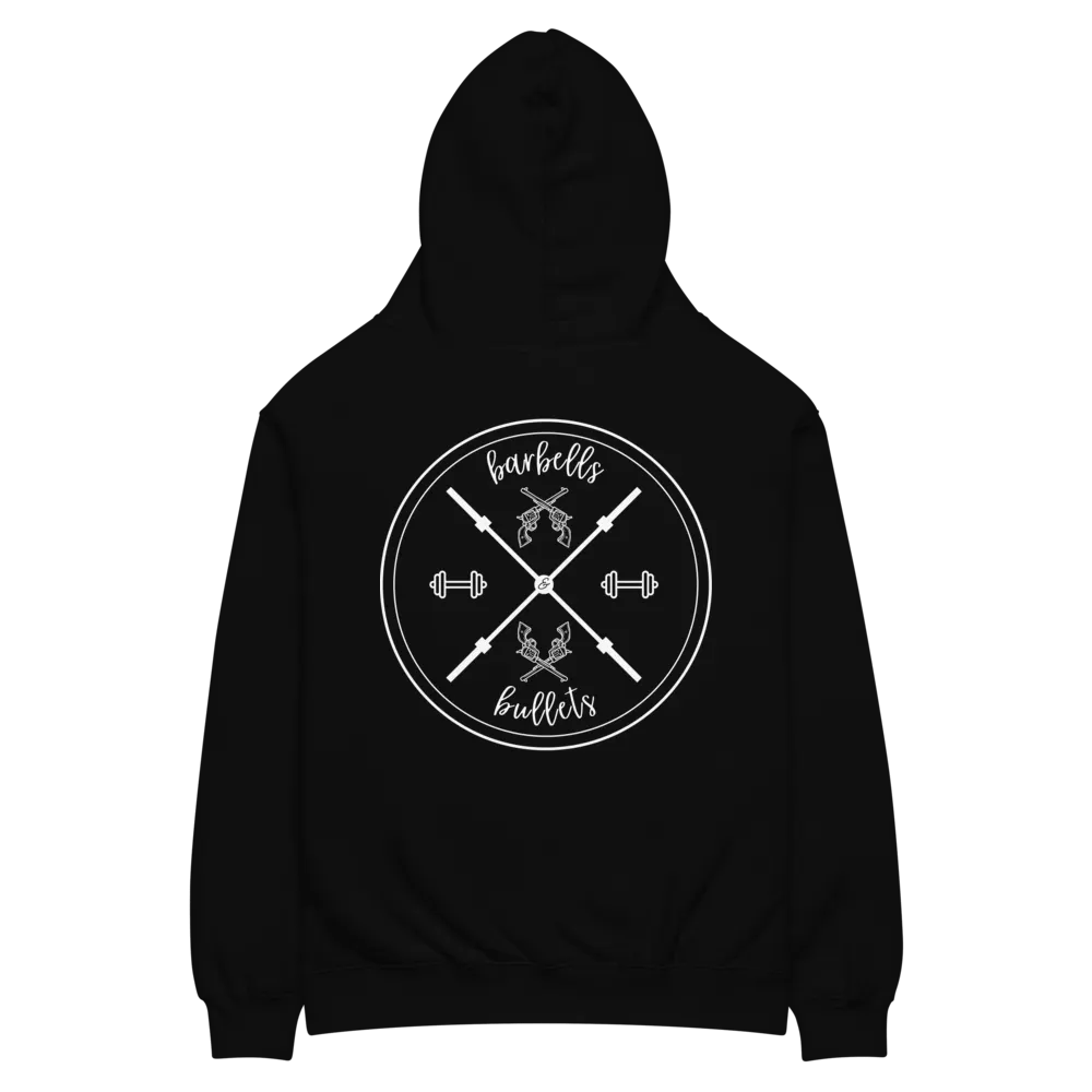 Barbells & Bullets X Emblem Unisex Hoodie product image (2)