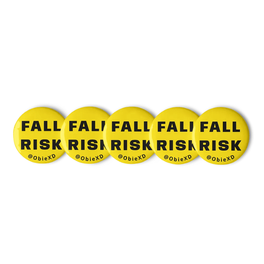 FALL RISK - Pins (Pack of 5) product image (6)