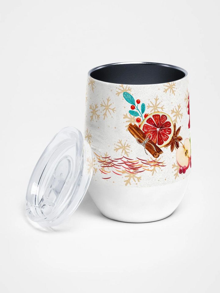 Festive Holiday Wine Tumbler gift for moms dads friends colleagues product image (2)