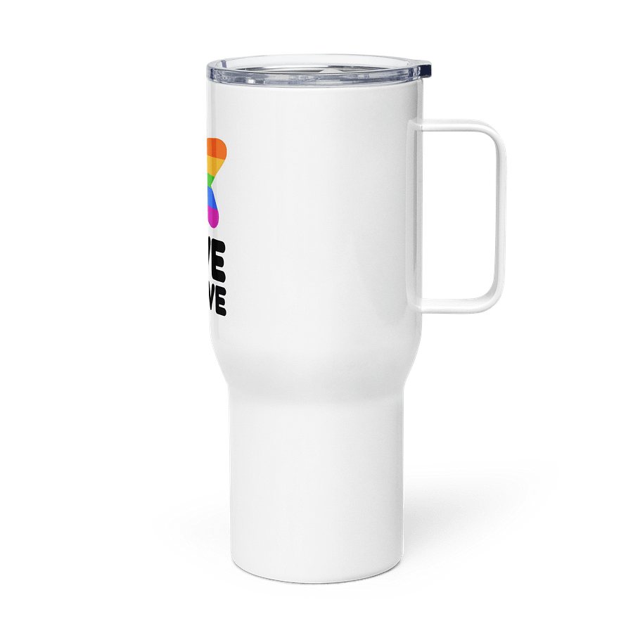 Rainbow Pride Travel Mug: Love Is Love Edition product image (4)