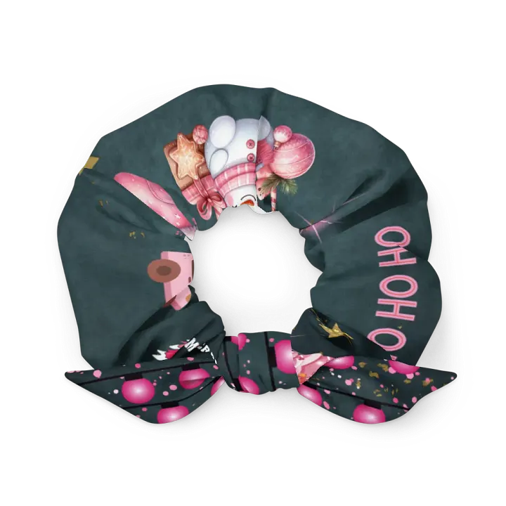 Pink and Green Christmas Scrunchie product image (2)