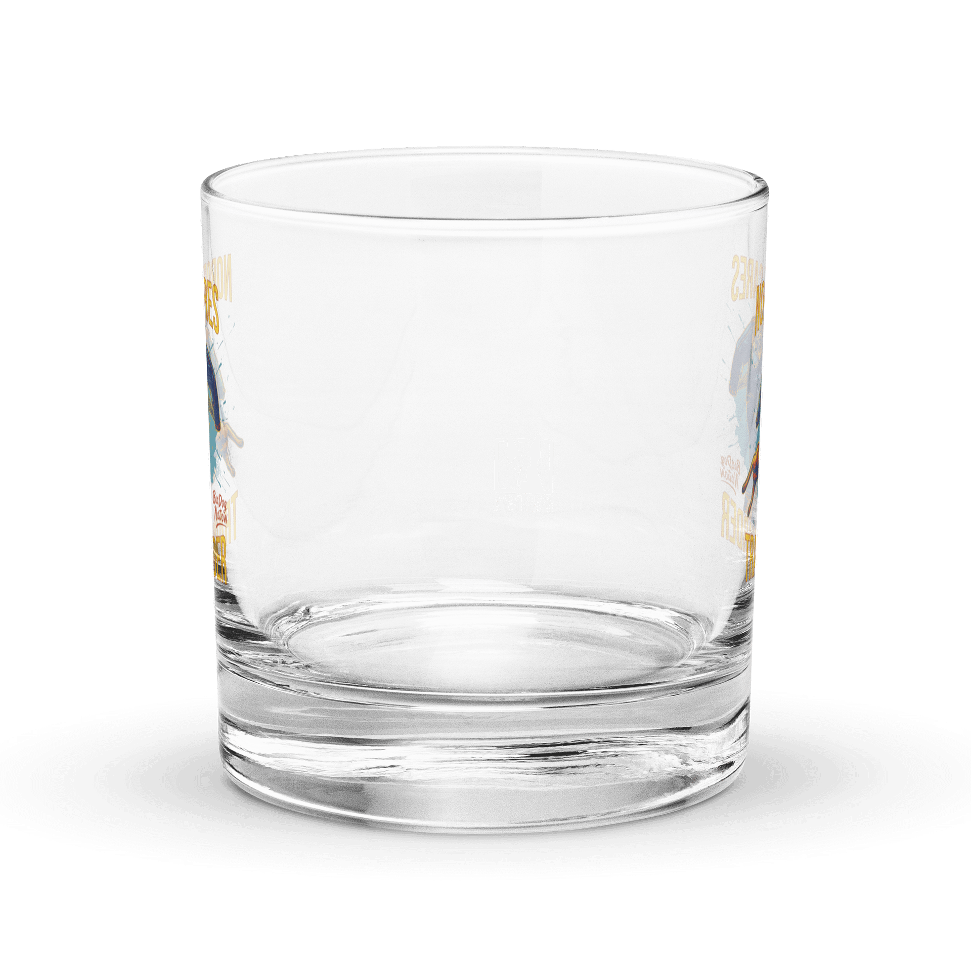 NOBODY CARES TRAIN HARDER - Whiskey Rocks Glass product image (2)