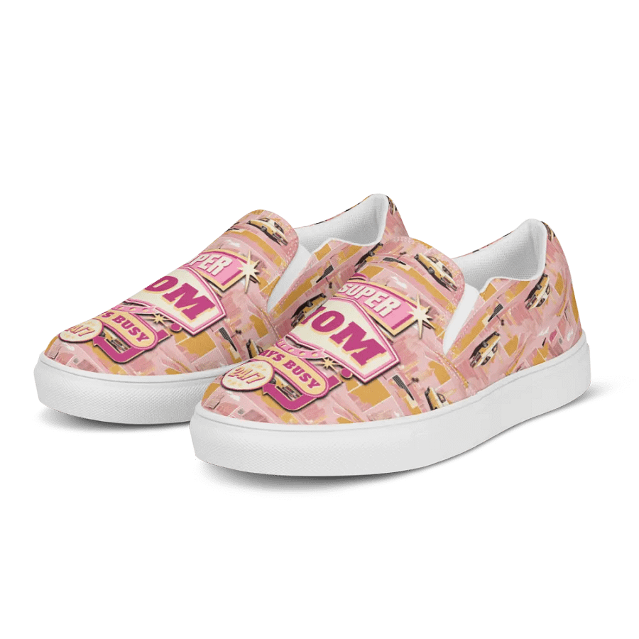 Super Mom All Over Print Slip on Shoes product image (5)