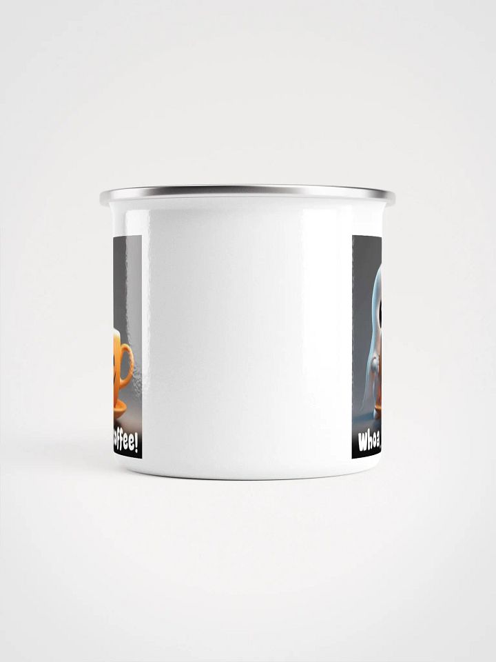 Spooky Coffee Ghost Enamel Mug product image (2)