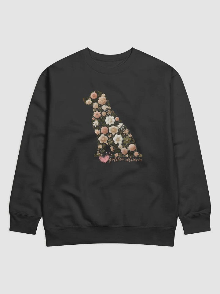 Floral Pup Silhouette Sweatshirt product image (1)