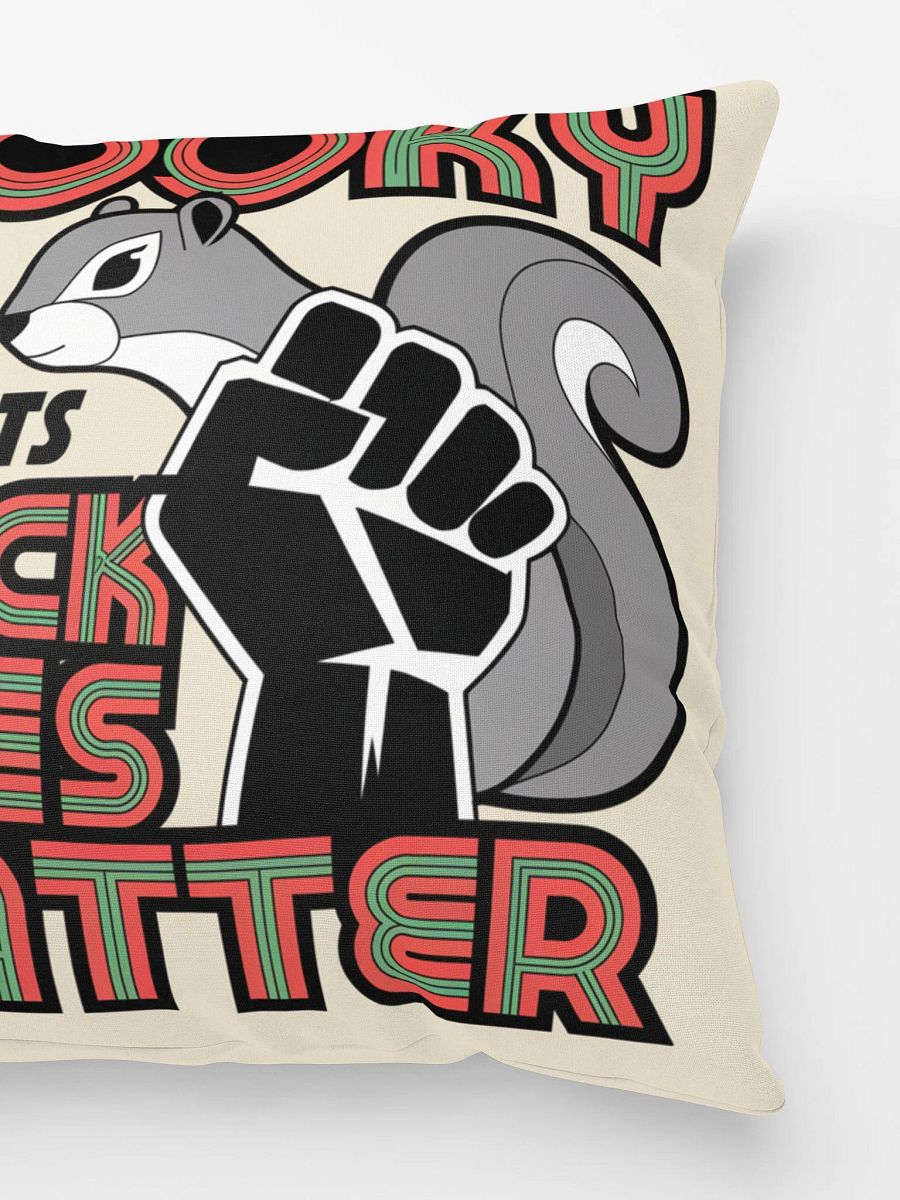 Comfy Pillow: Pooky Supports BLM (ALl funds from BLM Merch go directly to The Black Equity Foundation) product image (4)