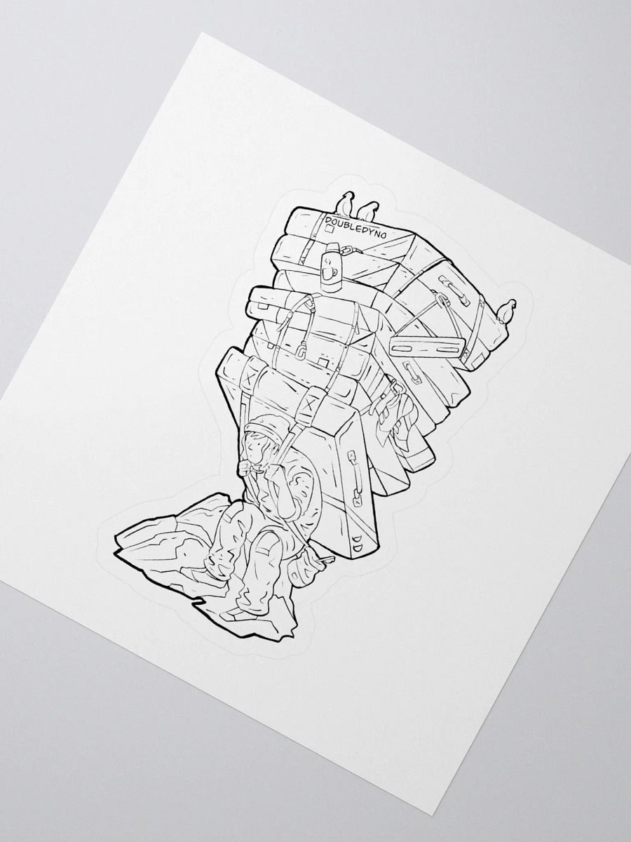 Crash pad tower sticker product image (2)