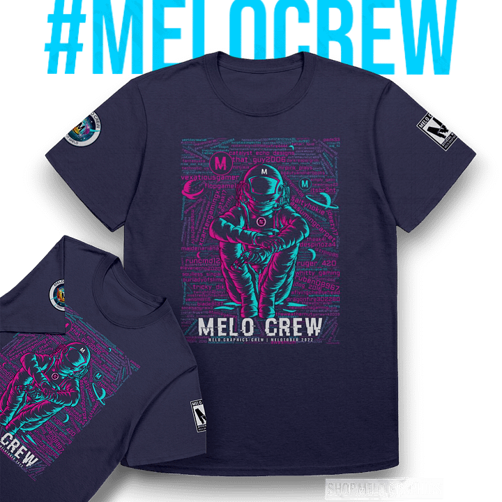 #MELOtober 2022 MELO CREW Vibes - Personalized T-Shirt + BONUS | #MadeByMELO product image (1)