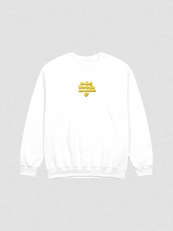 ONE ANOTHER (gold bubble design 2) embroidered crewneck product image (2)