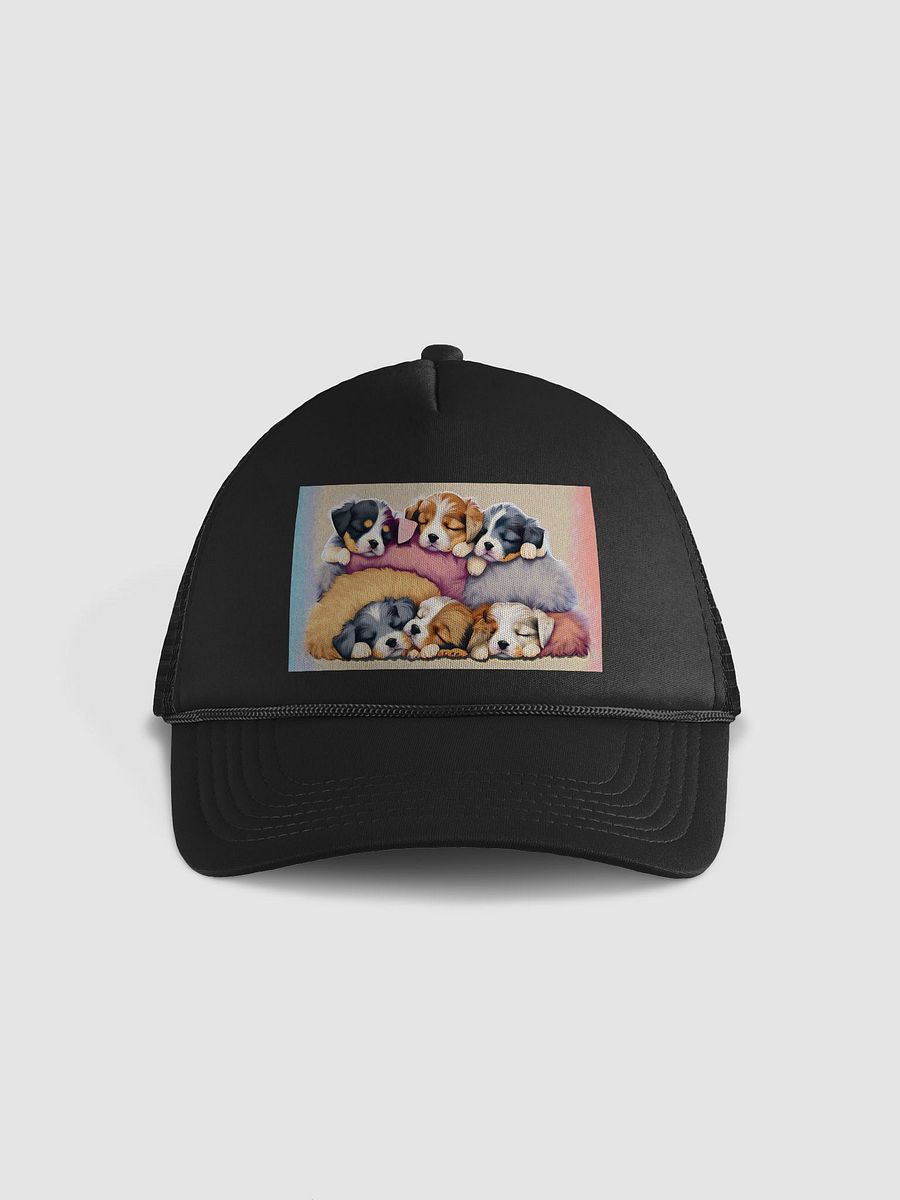 Companions on the Go: The Vintage Puppy Trucker Hat product image (1)
