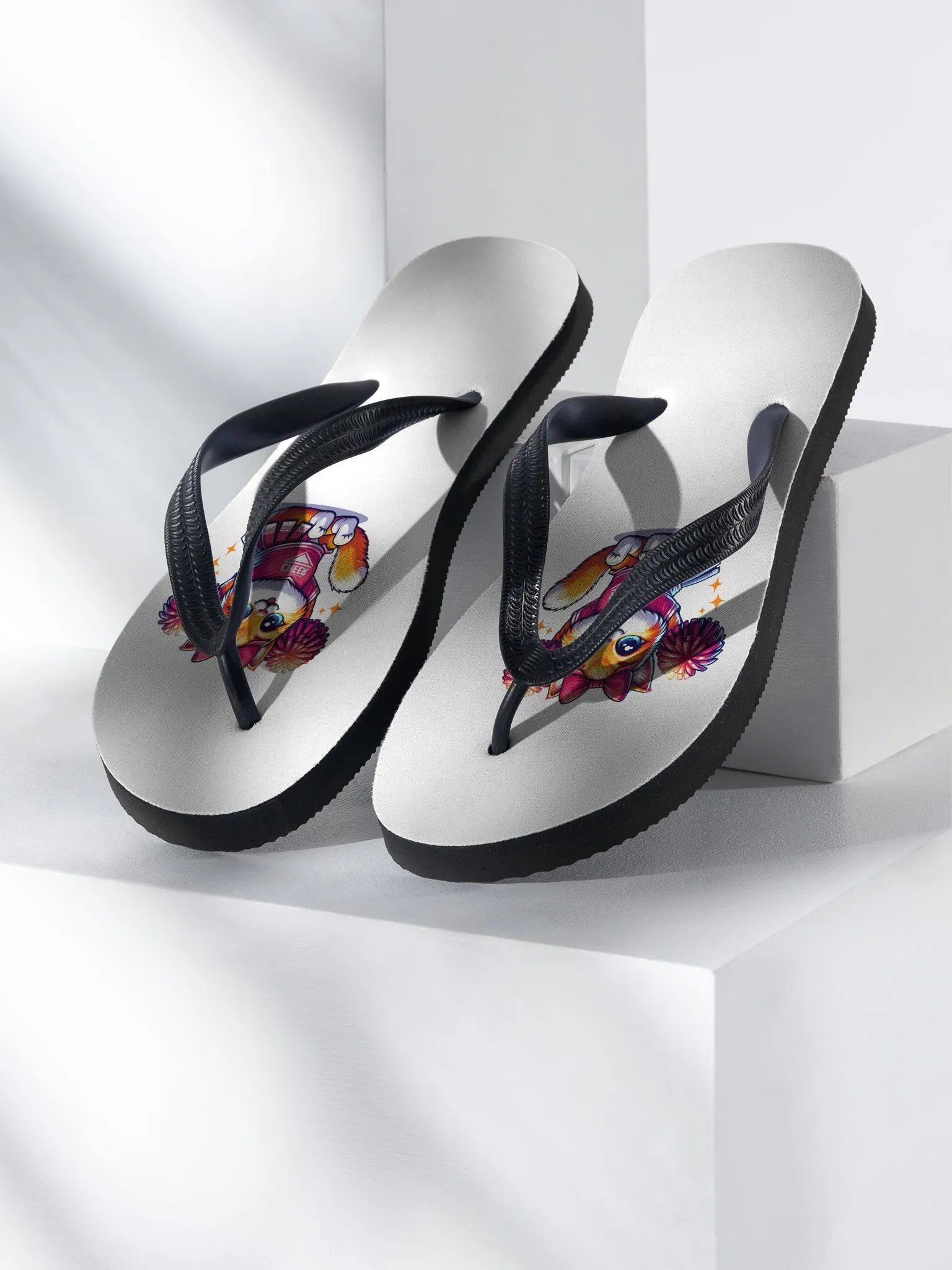 Cheerleader Cat Flip Flops product image (2)