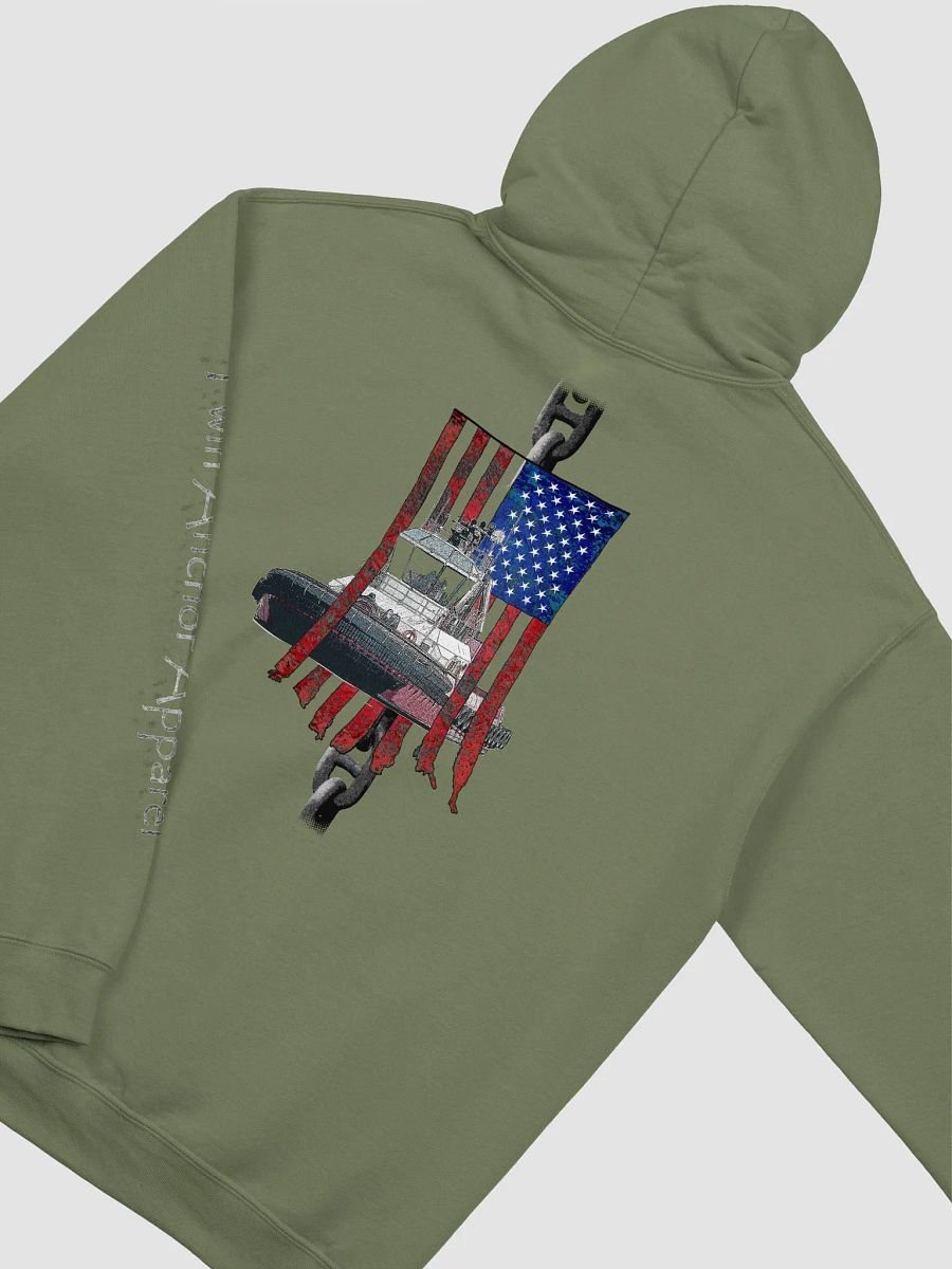 Chain Athena Tug & CE Flage Hoodie - sleeve Twin Anchor product image (1)