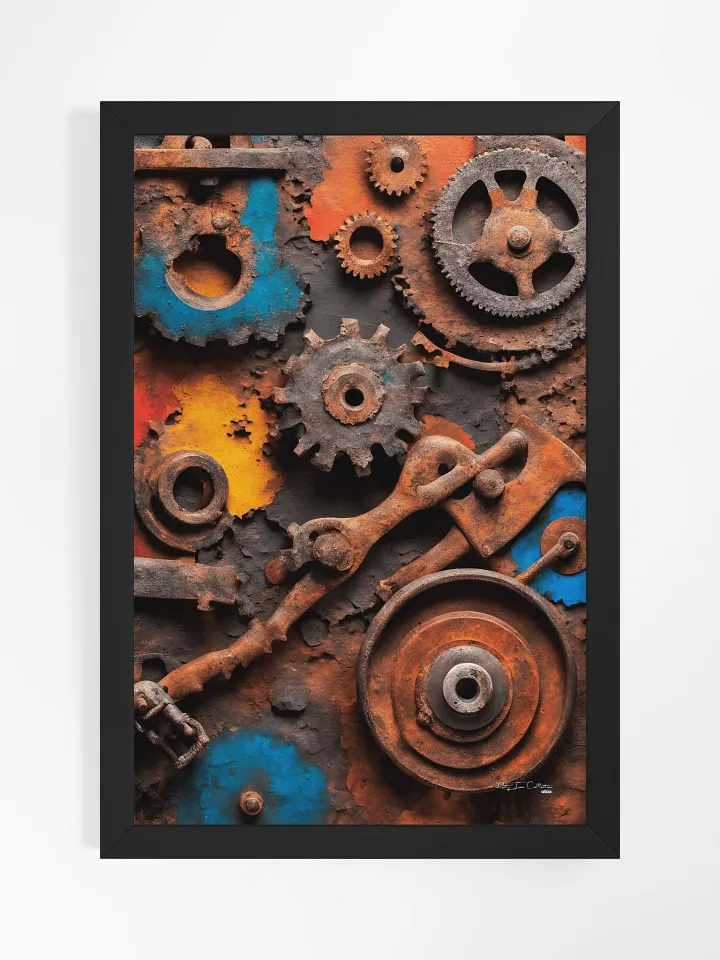 Rusty Metal Wall Art | Industrial Wall Decor product image (2)