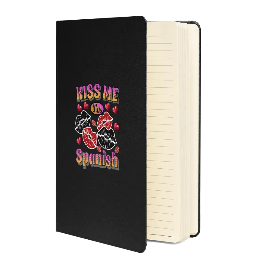 Kiss Me Im Spanish Hardcover Notebook product image (2)