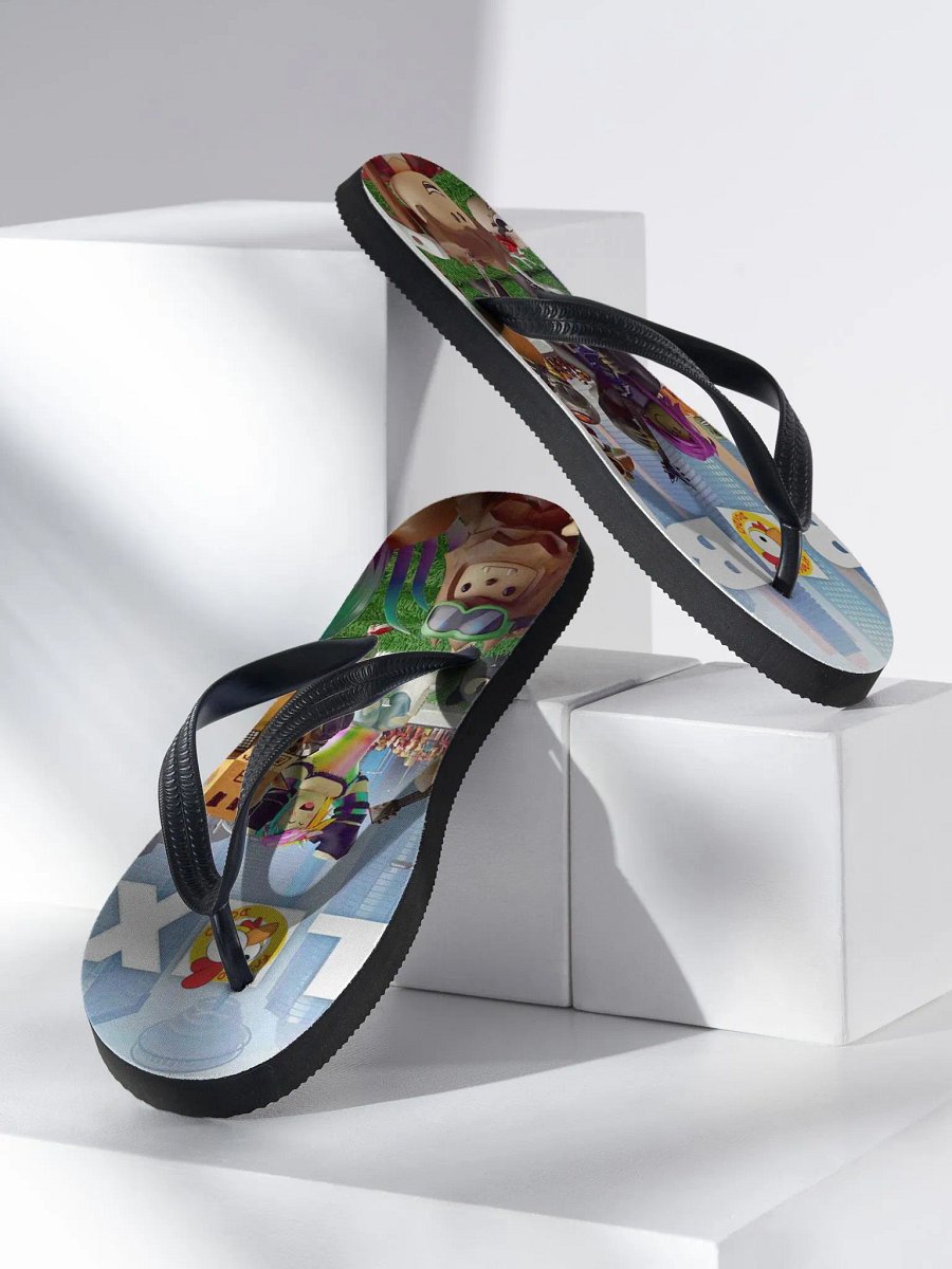 Chinelo Personalizado Canal Frango Doido - Estampa Roblox product image (2)