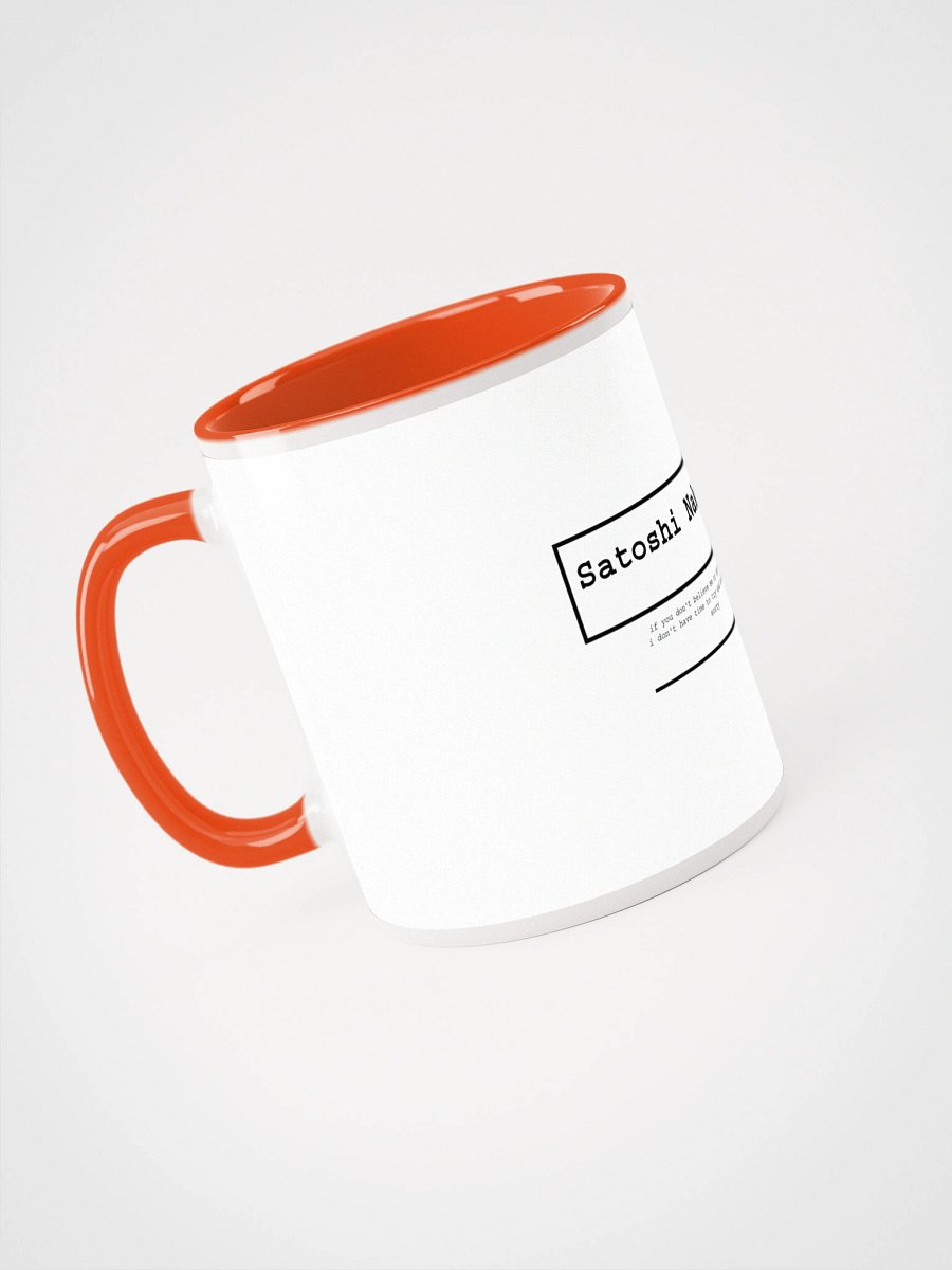 Satoshi Nakamoto Inspirational Mug product image (14)