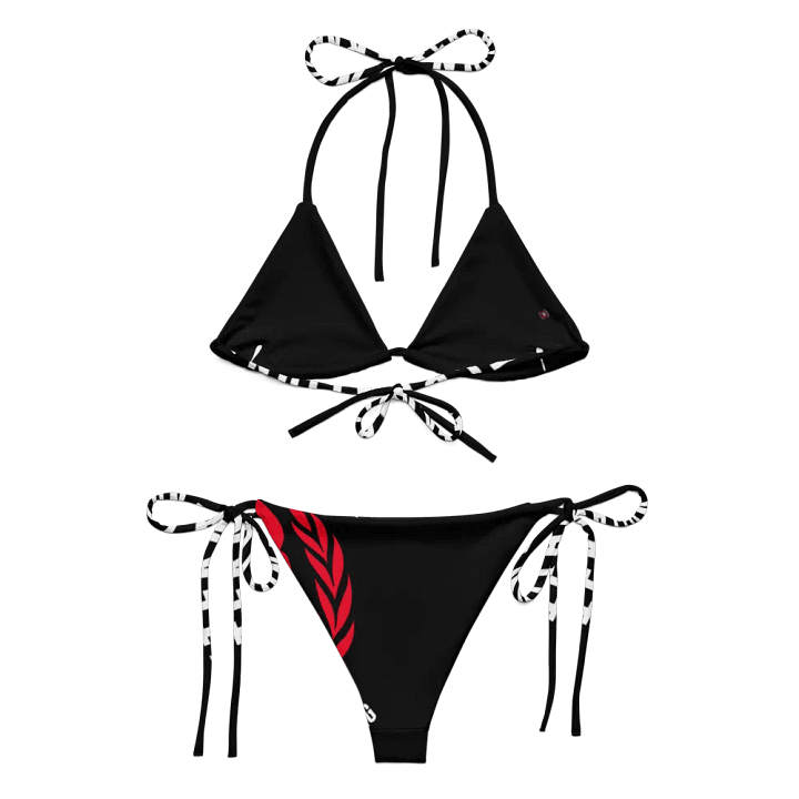 IFBNewsfeed.Org's All-Over Print Recycled String Bikini product image (2)