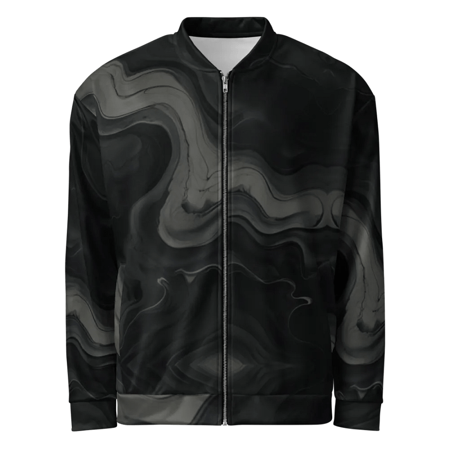 Swirling Shadows All-Over Bomber Jacket product image (1)