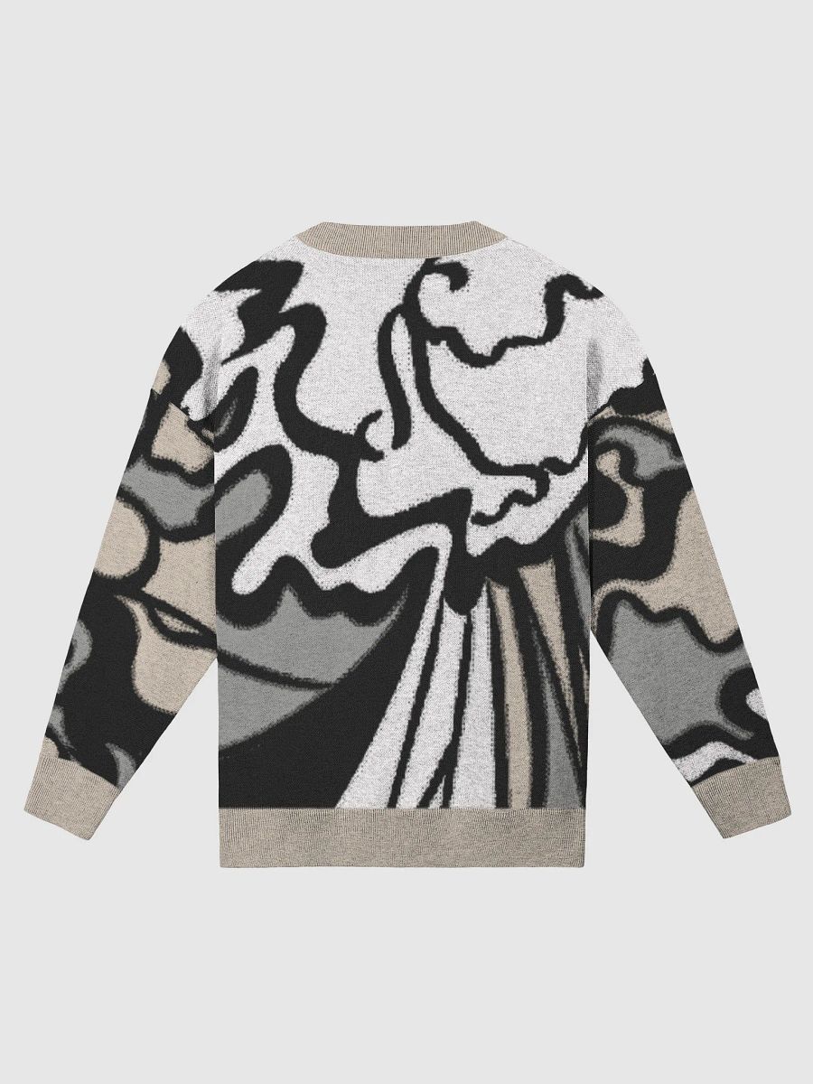 Swirling Comfort Relaxed Sweater - Wave at Sunset product image (7)