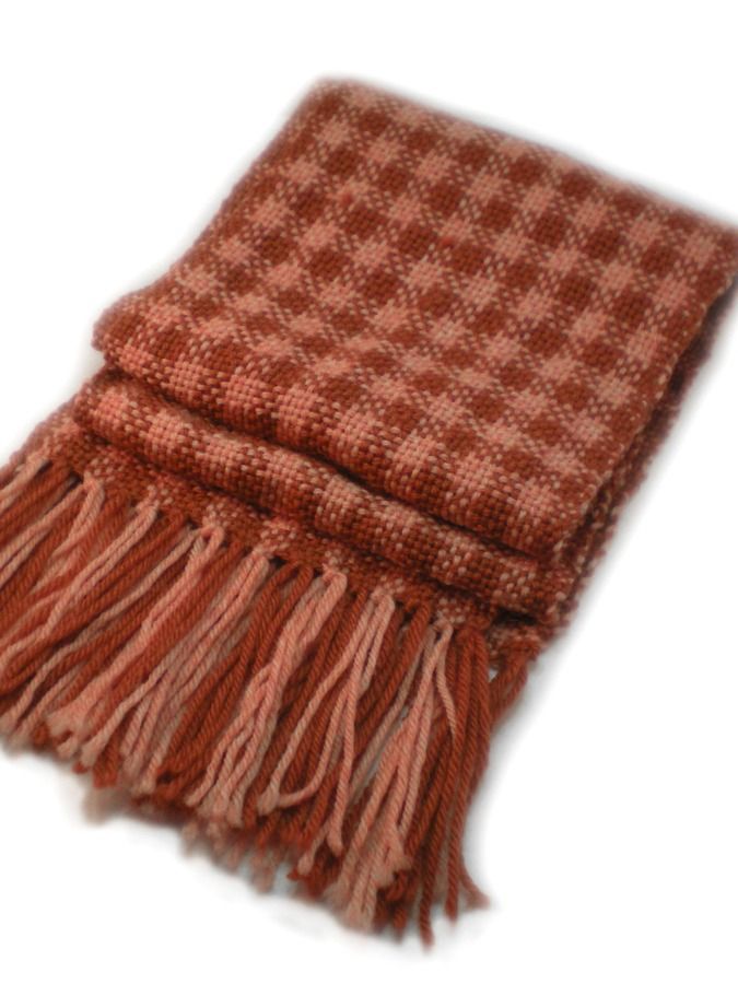 Blossom Checkerboard Handwoven Scarf product image (1)