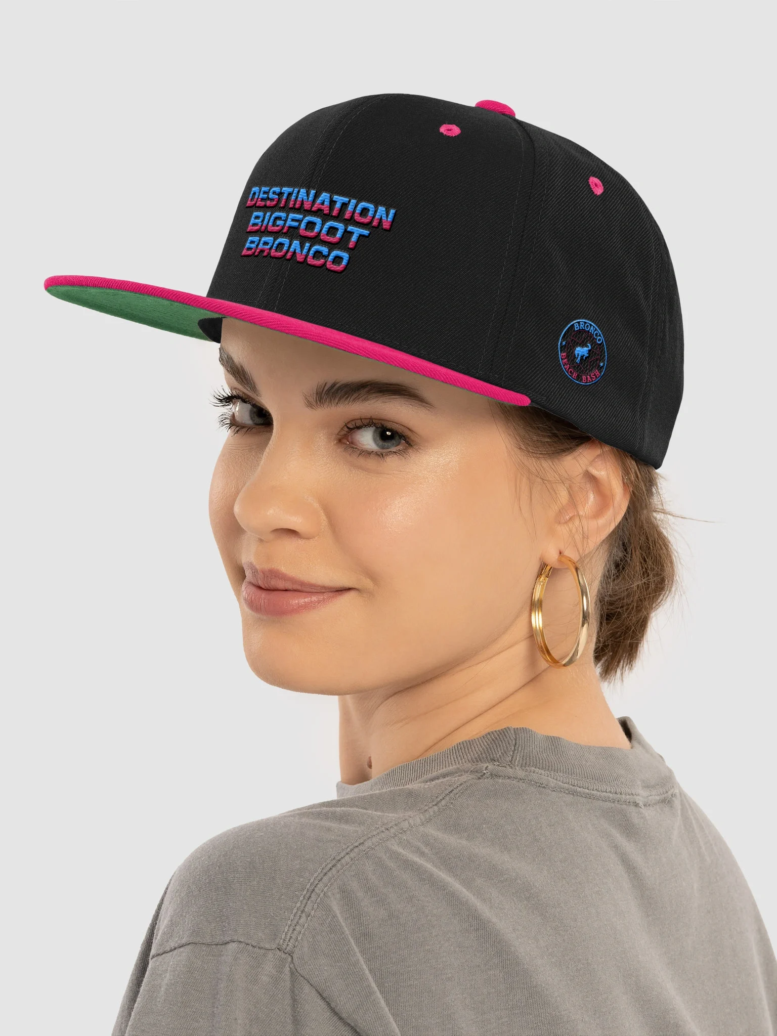 2025 Bronco Beach Bash Ocean City / Destination Bigfoot Bronco Collab Full Send Wool Blend Snapback (Multiple Colors Available) product image (74)